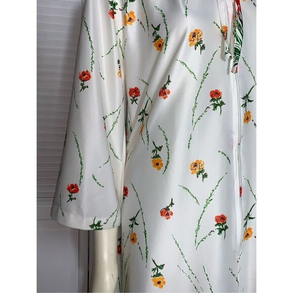Vintage Floral Pullover Dress Robe LOUNGEES Nightgown - Picture 12 of 16